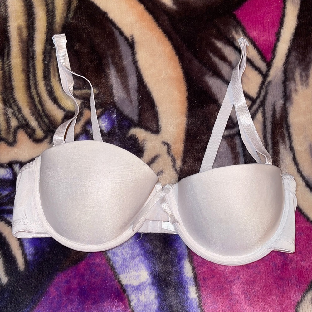 Ma Mia Silky White Bra